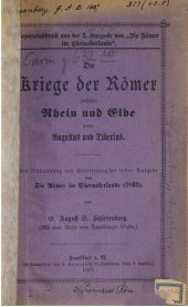 book Die Kriege der Römer zwischen Rhein und Elbe unter Augustus und Tiberius