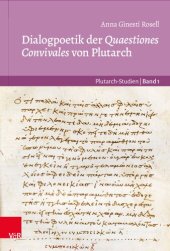 book Dialogpoetik der Quaestiones Convivales von Plutarch