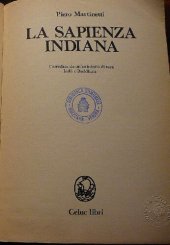 book La sapienza indiana. Corredata da un'antologia di testi indù e buddhisti