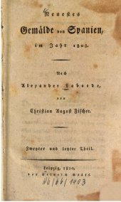 book Neuestes Gemälde von Spanien, im Jahre 1808