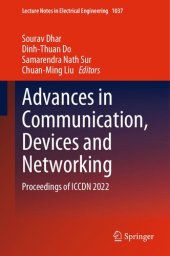 book Advances in Communication, Devices and Networking: Proceedings of ICCDN 2022