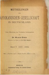 book Mitteilungen der Afrikanischen Gesellschaft in Deutschland