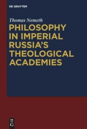 book Philosophy in Imperial Russia’s Theological Academies