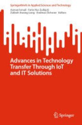 book Advances in Technology Transfer Through IoT and IT Solutions