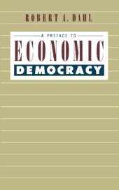 book A Preface to Economic Democracy