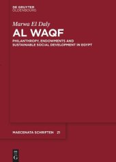 book Al Waqf: Philanthropy, Endowments and Sustainable Social Development in Egypt