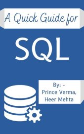 book Quick Guide For SQL