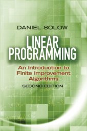 book Linear Programming: An Introduction to Finite Improvement Algorithms