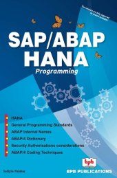 book SAP/ABAP HANA: Programming