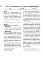 book Incentive Scoring Mechanism Design in Battle Royale Games