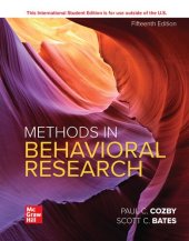 book Methods in Behavioral Research