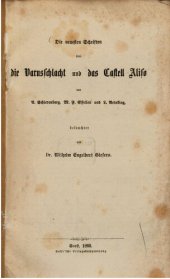 book Die neuesten Schriften über die Varusschlacht und das Castell Aliso von A. Schierenberg, M. F. Essellen und L. Reinking