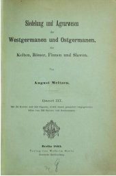 book Siedelung und Agrarwesen der Westgermanen und Ostgermanen, Kelten, Römer, Finnen und Slawen