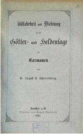 book Wahrheit und Dichtung in der Götter- und Heldensage der Germanen