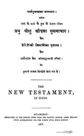 book The New Testament in Hindi