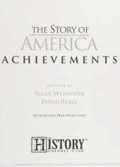 book Story of America - Achievements