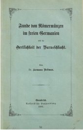 book Funde von Römermünzen im freien Germanien und die Örtlichkeit der Varusschlacht