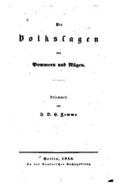 book Die Volkssagen von Pommern und Rügen