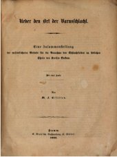 book Über den Ort der Varusschlacht