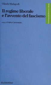 book Il regime liberale e l'avvento del fascismo