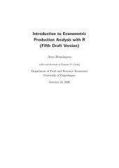 book Introduction to Econometric Production Analysis with R