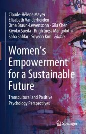 book Women's Empowerment for a Sustainable Future: Transcultural and Positive Psychology Perspectives