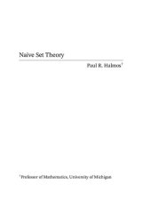 book Naive set theory,