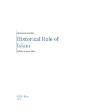 book Historical Role of Islam: An Essay on Islamic Culture