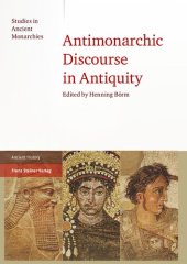 book Antimonarchic Discourse in Antiquity