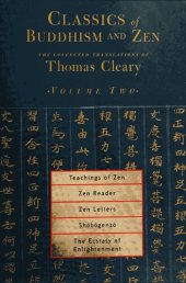 book Classics of Buddhism and Zen, Volume 2