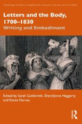 book Letters and the Body, 1700–1830: Writing and Embodiment