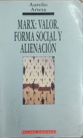 book Marx: valor, forma social y alienacion