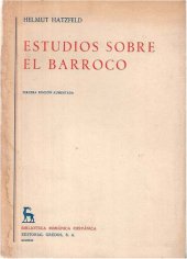 book Estudios sobre el Barroco