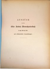 book Auszüge aus dem Glätzer Amtsbuch (Mannenrechtsprotocollbuch) de anno 1346 bis 1390, mit erläuternden Anmerkungen