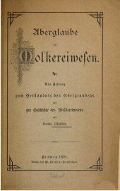 book Aberglaube im Molkereiwesen : Ein Beitrag zum Verständnis des Aberglaubens und zur Geschichte des Molkereiwesens