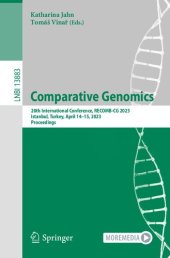 book Comparative Genomics: 20th International Conference, RECOMB-CG 2023, Istanbul, Turkey, April 14–15, 2023, Proceedings