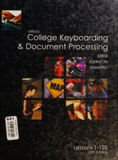 book Gregg College Keyboarding & Document Processing: Lessons 1-120