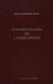 book Fenomenología de la percepción