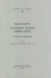 book Manoscritti vaticani latini 14666-15203. Catalogo sommario