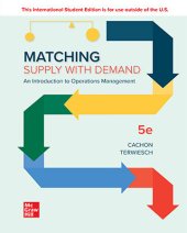 book ISE Matching Supply with Demand: An Introduction to Operations Management (Team-IRA)