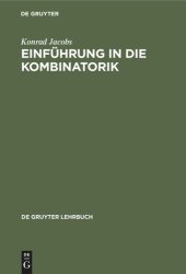 book Einführung in die Kombinatorik