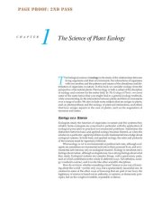 book The Ecology of Plants