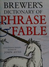 book Brewer's Dictionary of Phrase & Fable, 17th edition