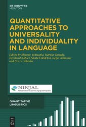 book Quantitative Approaches to Universality and Individuality in Language