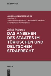 book Das Ansehen des Staates im türkischen und deutschen Strafrecht