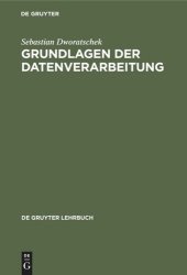 book Grundlagen der Datenverarbeitung: Einschließlich Mikrocomputer