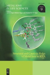 book Structural and Catalytic Roles of  Metal Ions in RNA