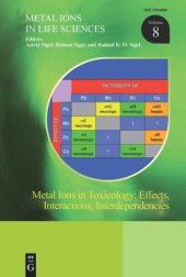 book Metal Ions in Toxicology: Effects, Interactions, Interdependencies