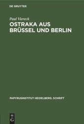 book Ostraka aus Brüssel und Berlin