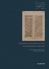 book Migrating Histories of Art: Self-Translations of a Discipline